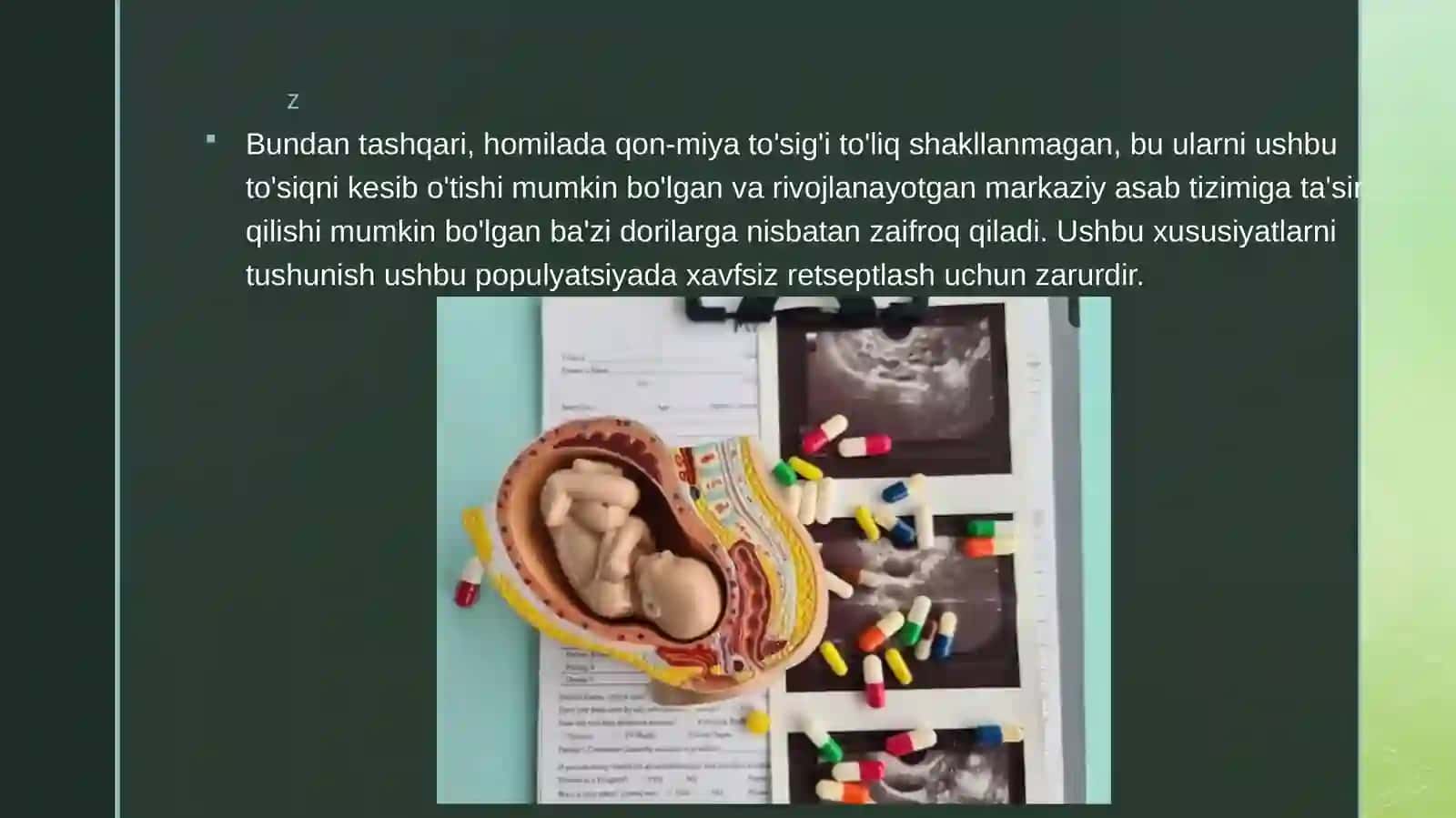 Homilaning anatomik va fiziologik xususiyatlari 3