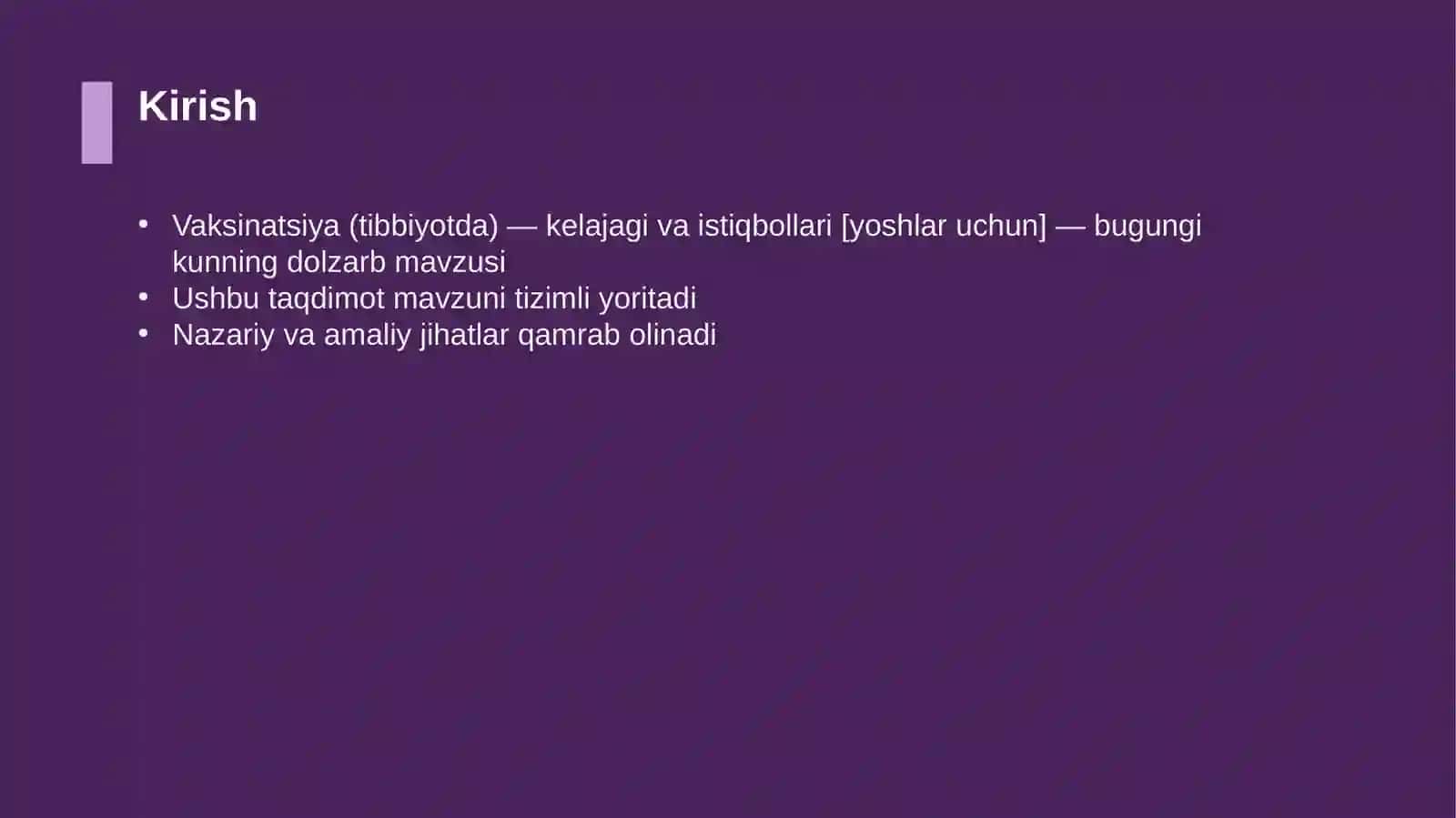 Vaksinatsiya (tibbiyotda) — kelajagi va istiqbollari [yoshlar uchun] 3
