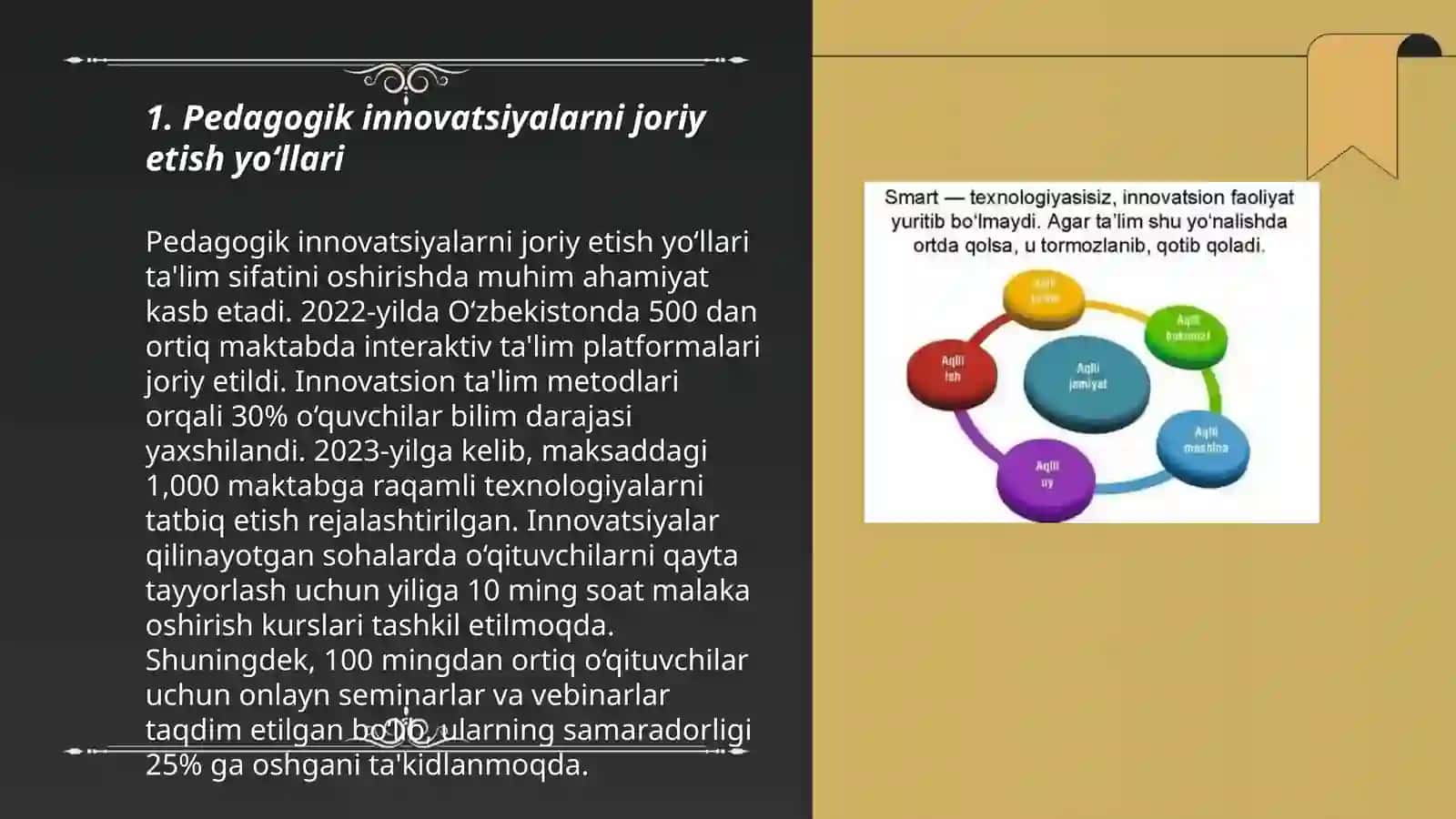 Pedagogik izlanish. Innovatsion faoliyat va innovatsion salohiyat 3