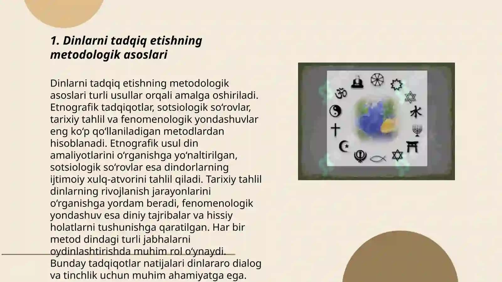 Dinlarni tadqiq etishning metodologik asoslari 3