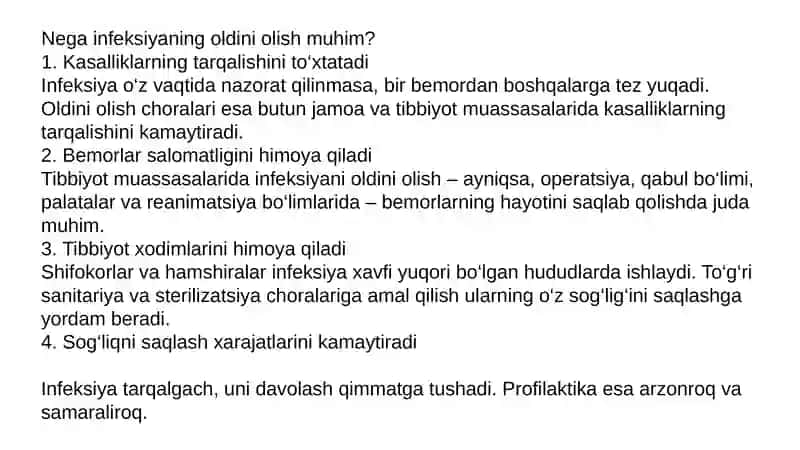 Infeksion xavfsizlik 3