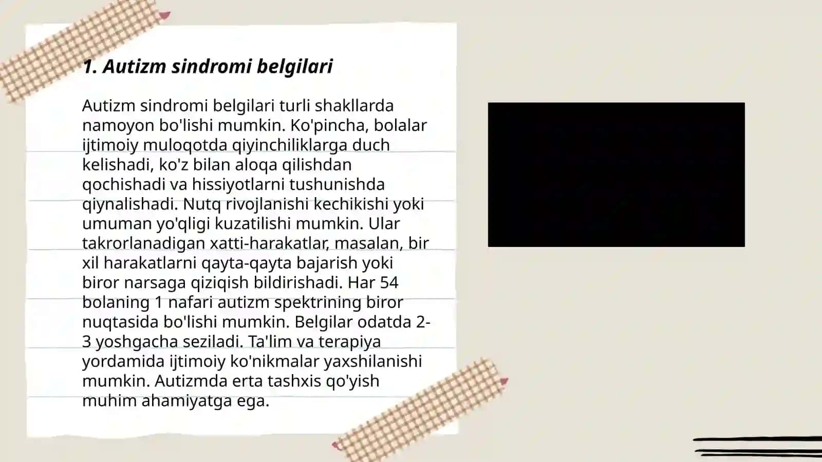 Autizim sindromli bolalar 3