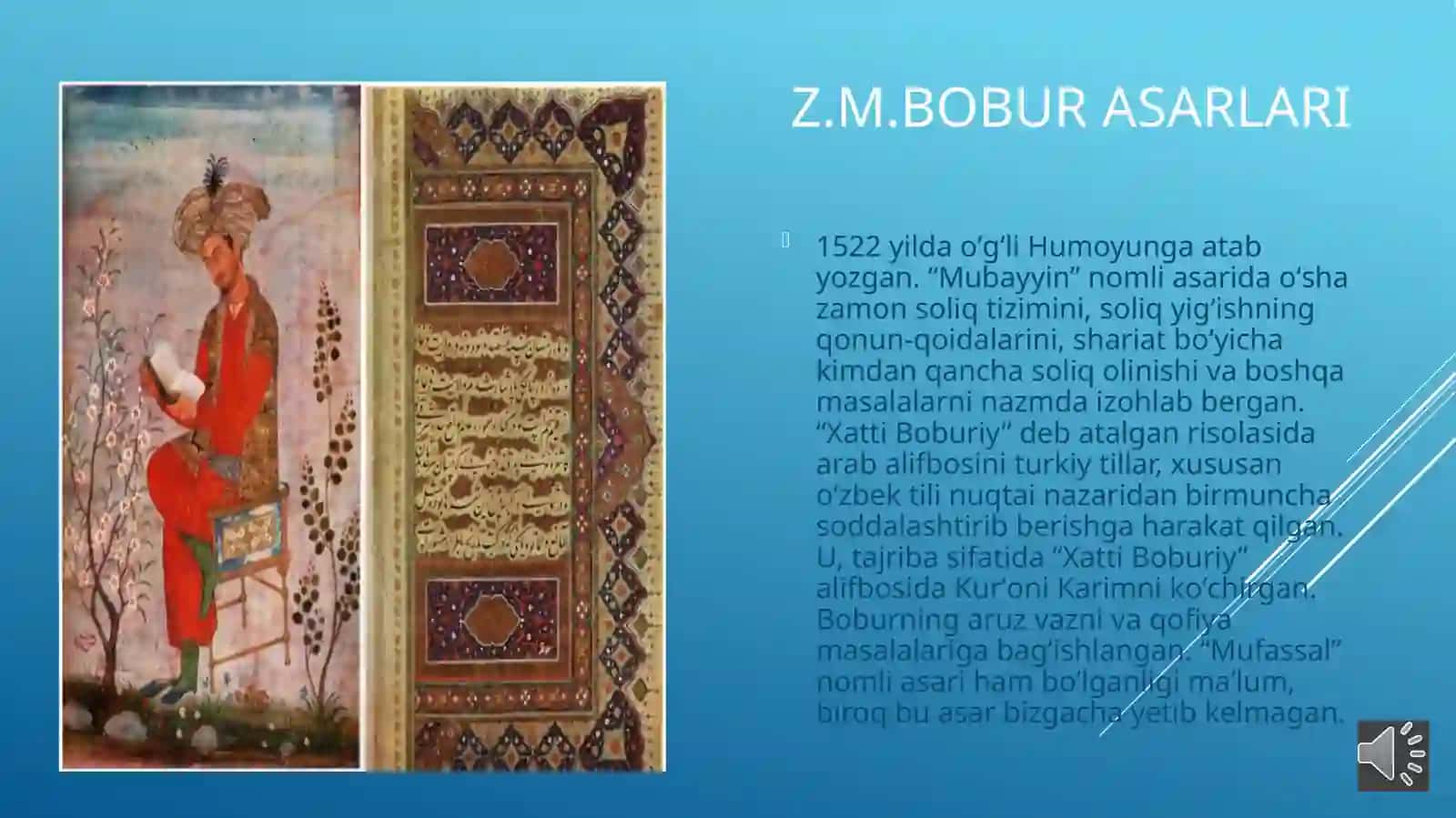Z.M.Bobur hayoti va ijodi 3