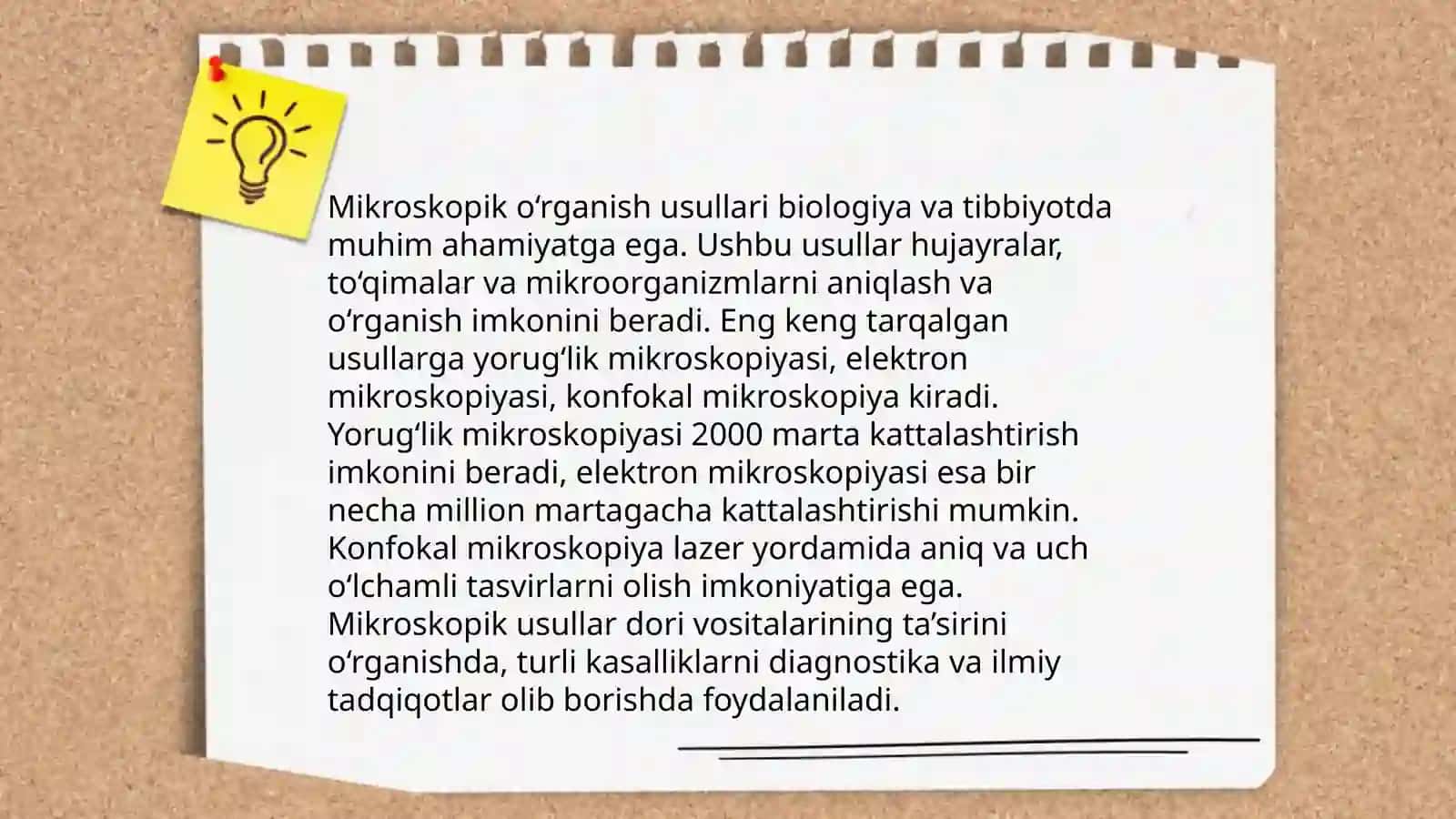 Gistologiya fanida qo‘llaniladigan o‘rganish usullari 3