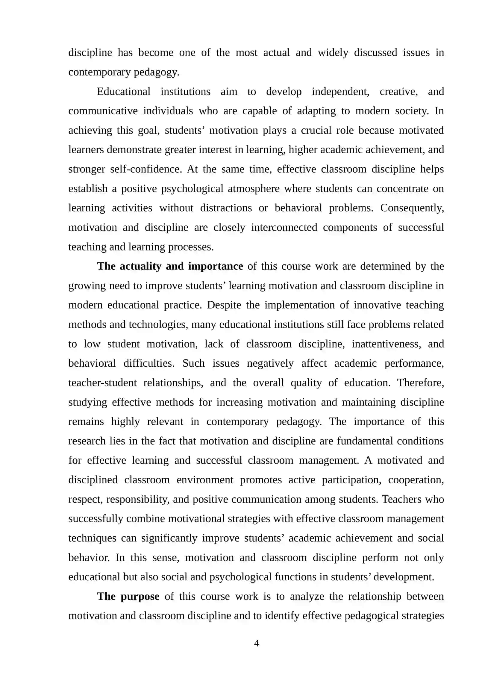 Motivation and classroom discipline 3