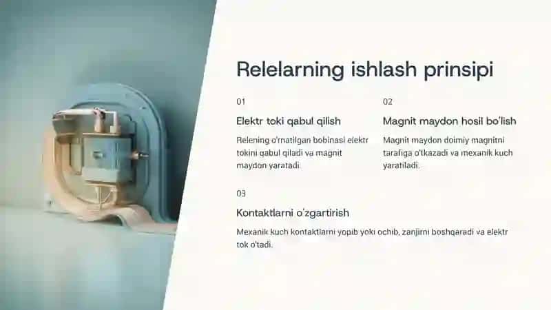 Releli Apparatlar: Elektr Boshqaruvining Asosi 3