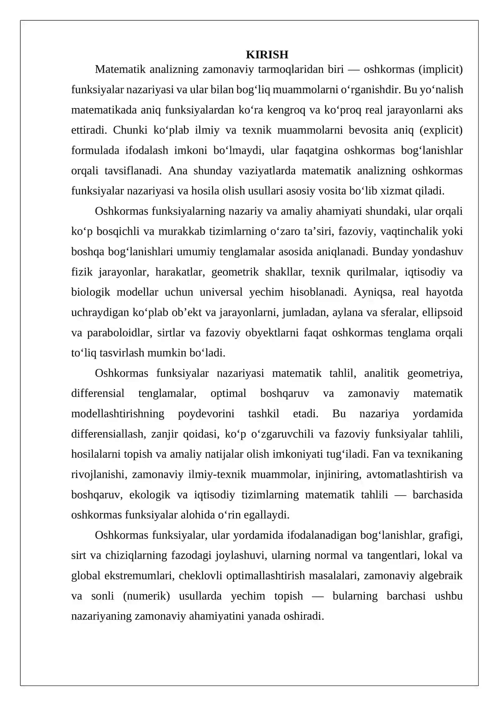 Oshkormas funksiyalarning hosilalari topish 3
