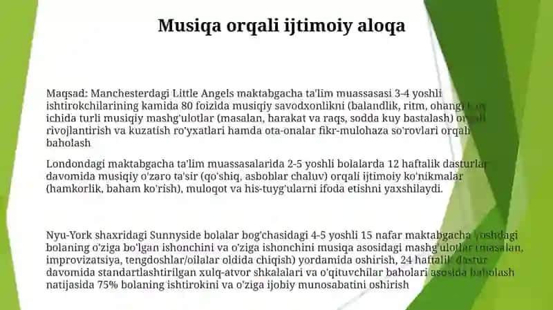 Maktabgacha ta'lim tashkilotlari musiqa viy tarbiyasining maqsadlari 3