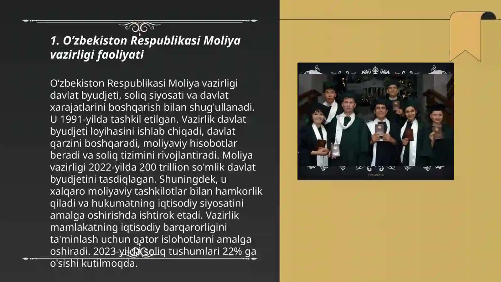 O’zbekiston Respublikasi Moliya tizimi to’g’risida internet ma’lumotlarini to’plash 3