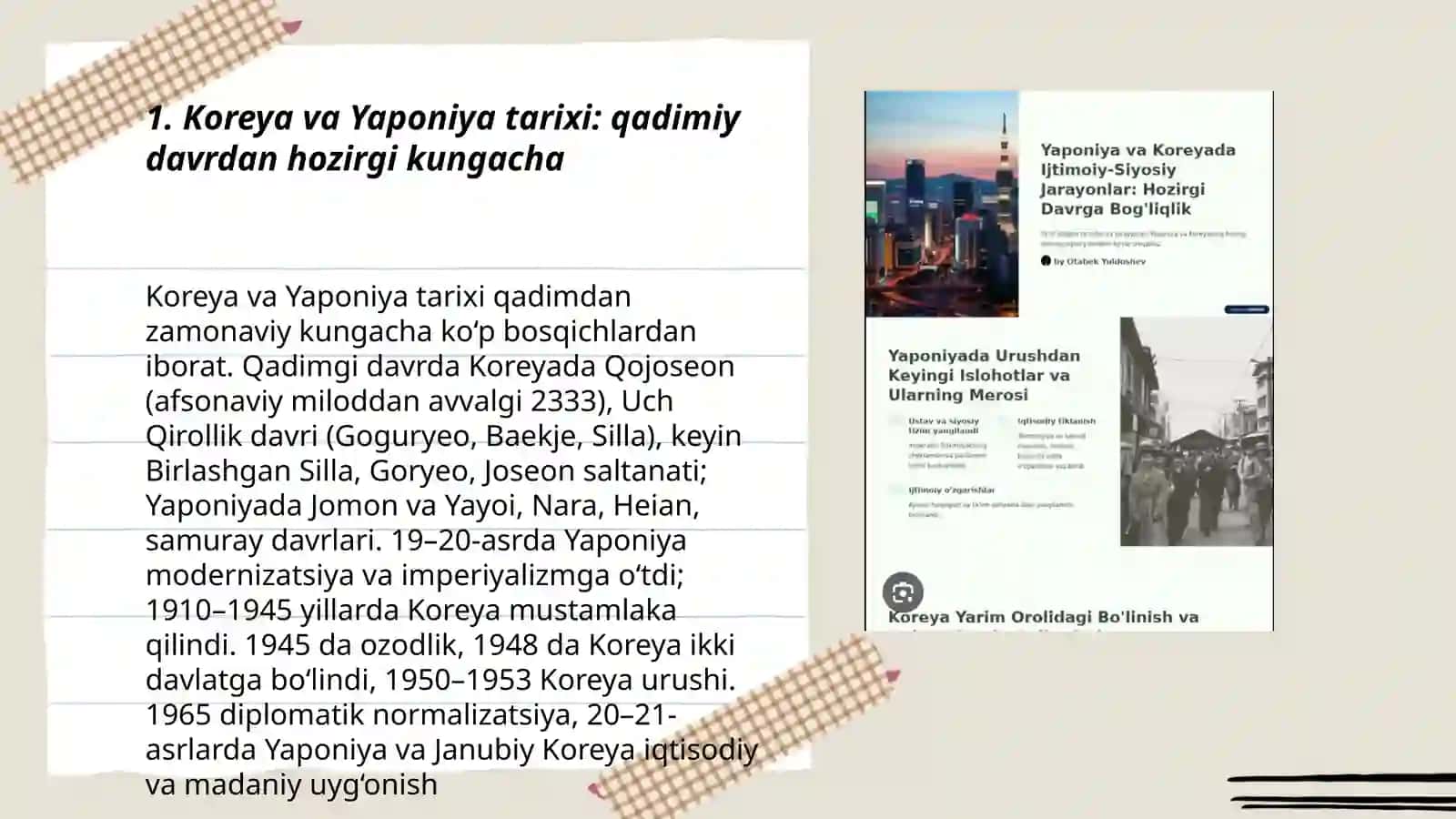 Koreya va Yaponiya 3