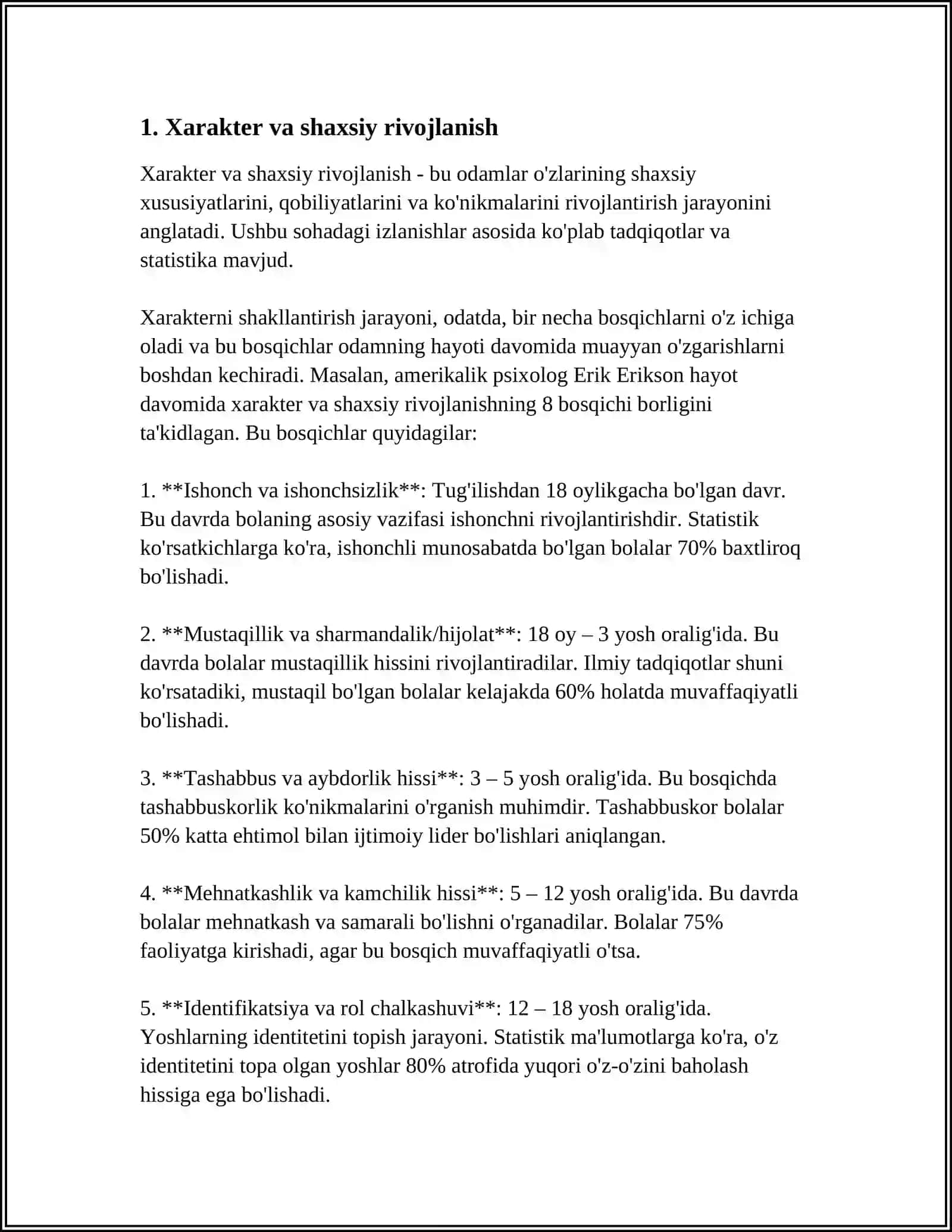 XARAKTER HAQQINDA TUSNIK 3