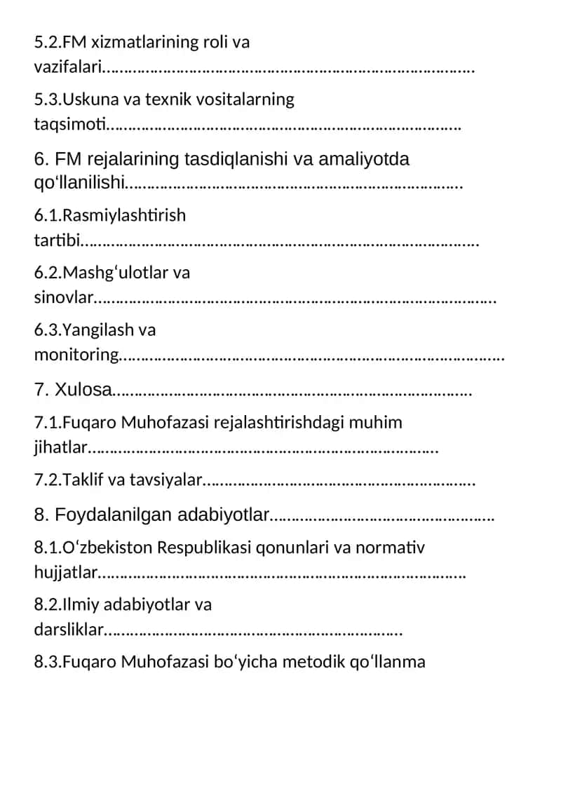 Fuqaro muhofazasi rejalari va ularni tuzish tartibi 3