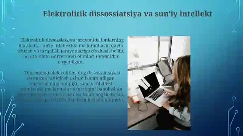 Elektrolitik Dissosiatsiya va Sun'iy Intellekt 3