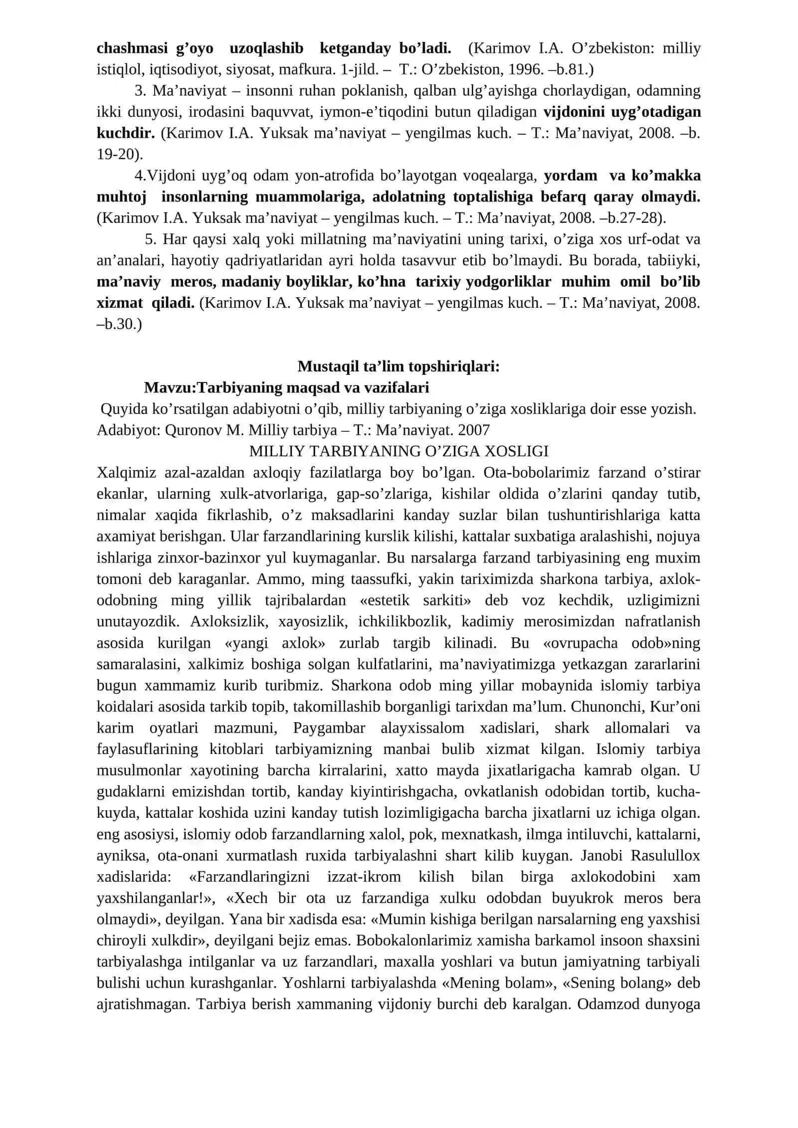 Har tomonlama barkamol shaxsni shakllantirish – milliy tarbiyaning bosh maqsadi 3