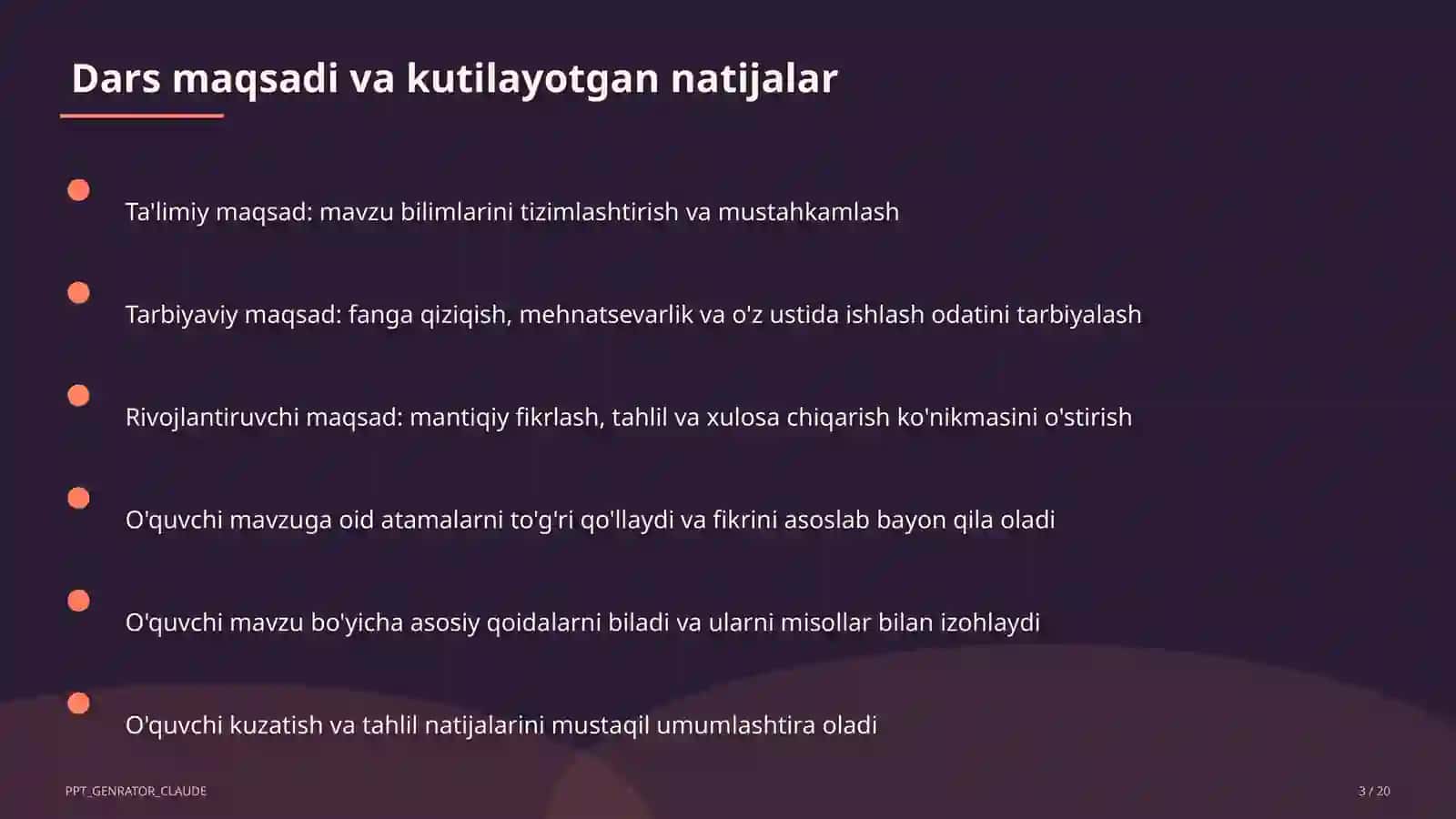 Ingliz tili (1– 11) — takrorlash darsi uchun 3