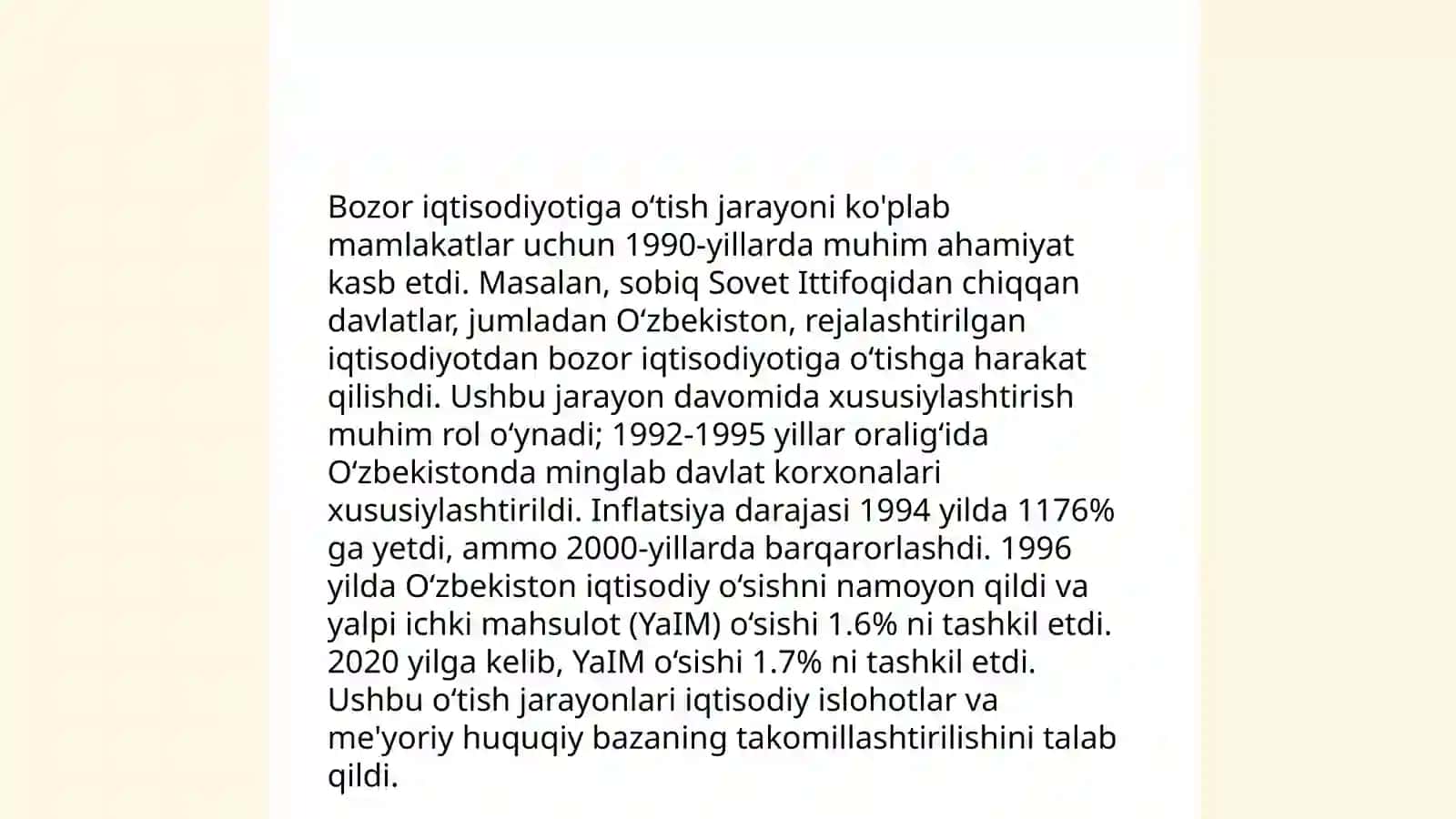 IQTISODIY ISLOHOTLAR, XUSUSIY MULKCHILIKNING SHAKLLANISHI 3