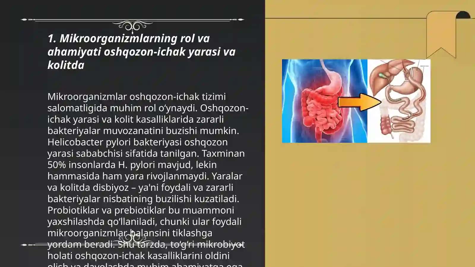 Oshqozon-ichak yarasi va kolit kelib chiqishida mikroorganizmlarning ahamiyat,parogenezi, labaratoriya tashxisi 3