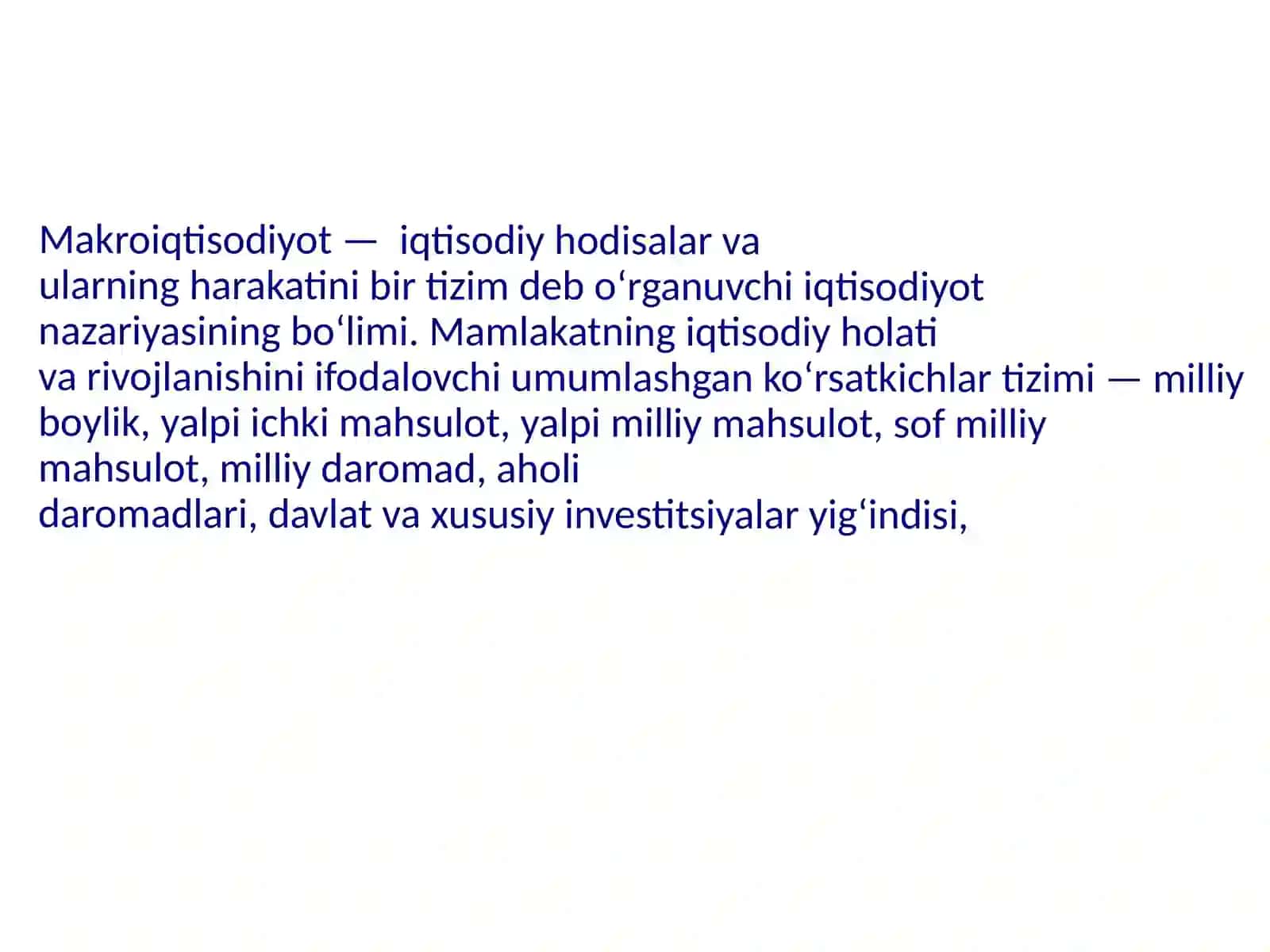 Makroiqtisodiyot va mikroiqtisodiyot 3