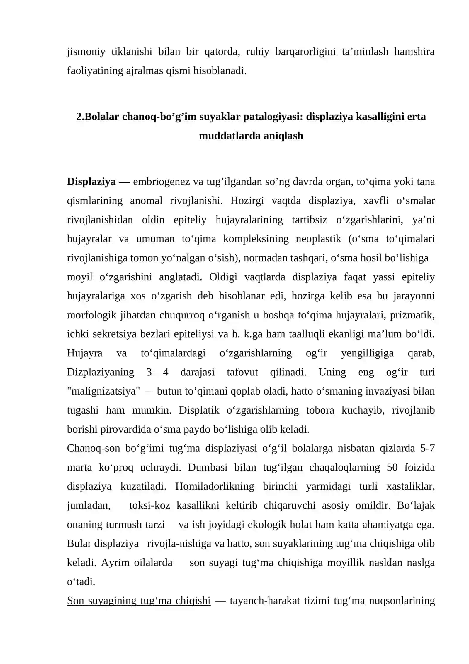 Chanoq organlari kasalliklarini operativ davolashda hamshiralik ishi 3