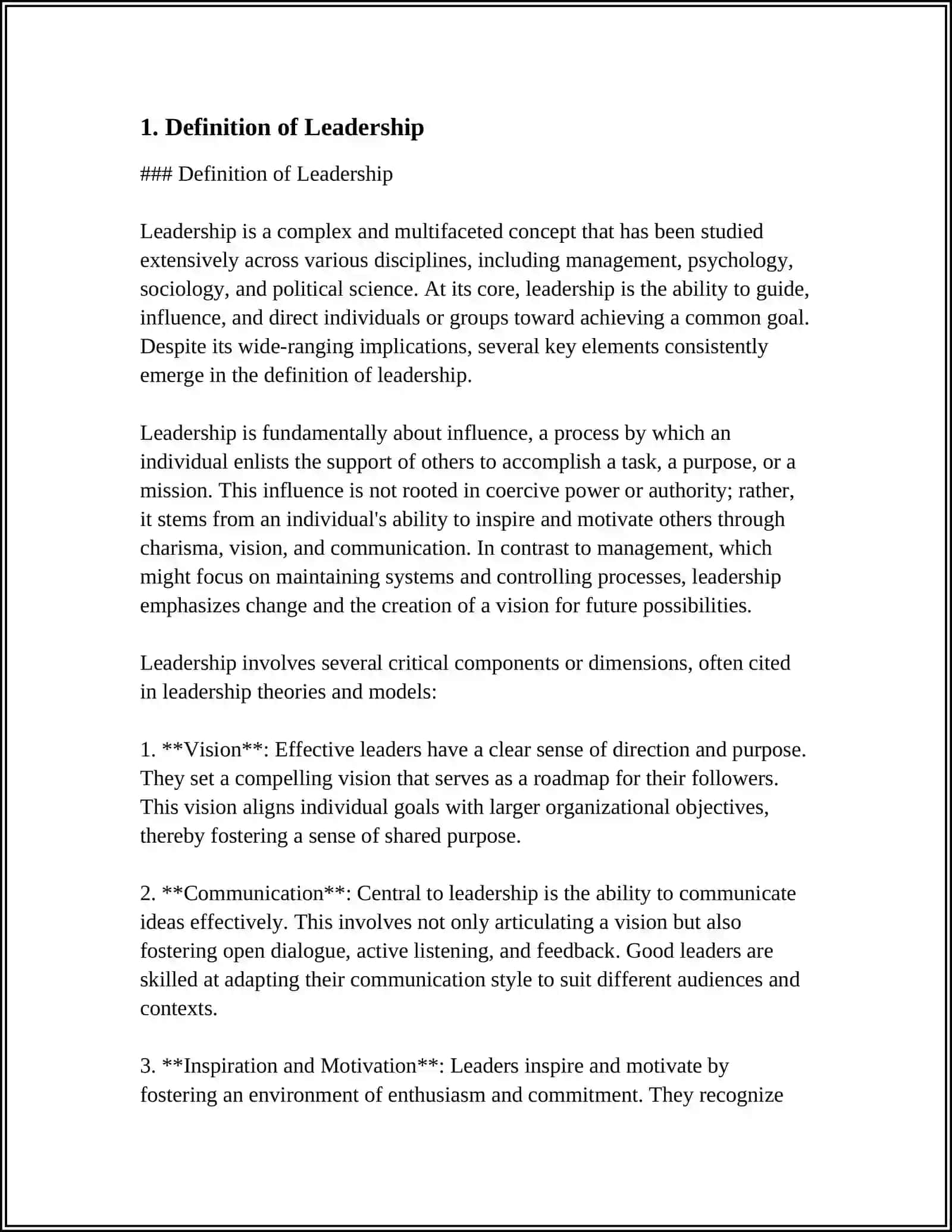 LEADERSHIP INTRODUCTION 3