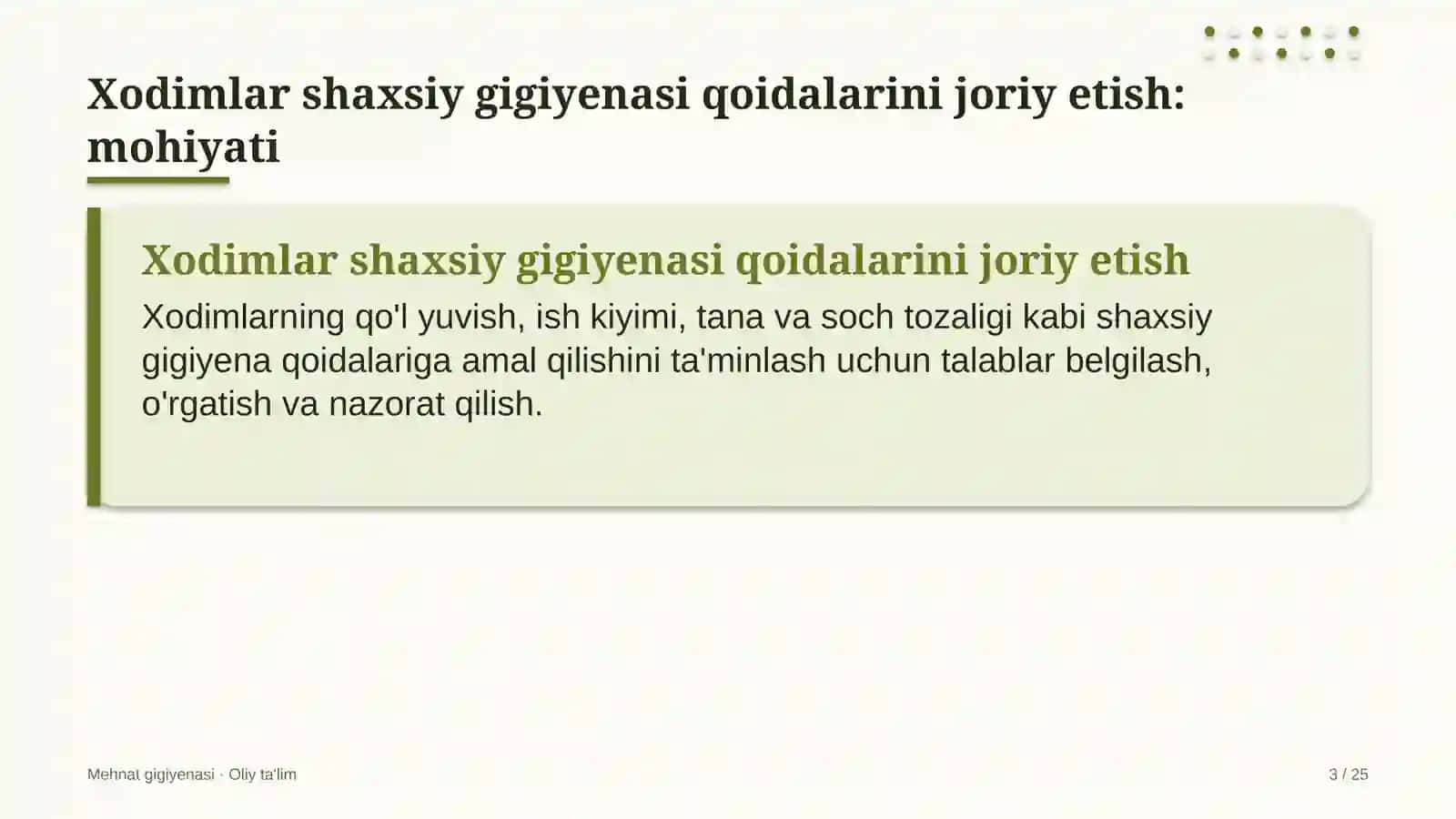 onkologiya markazlarida xodimlar shaxsiy gigiyenasi qoidalarini joriy etish 2940 3