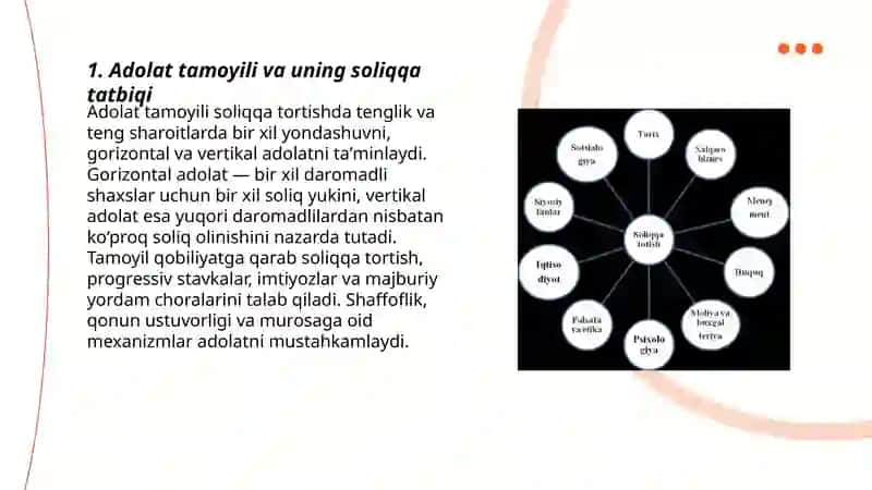 Soliqqa tortish tamoyillari.Soliq funksiyalari 3