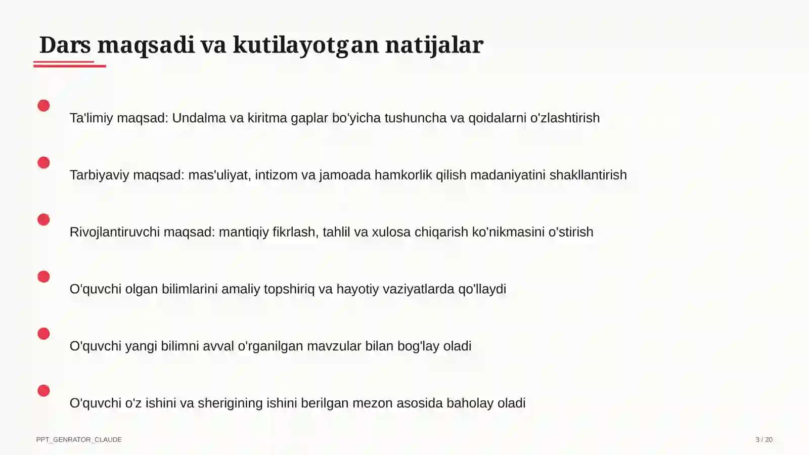 Undalma va kiritma gaplar (8-sinf) 3
