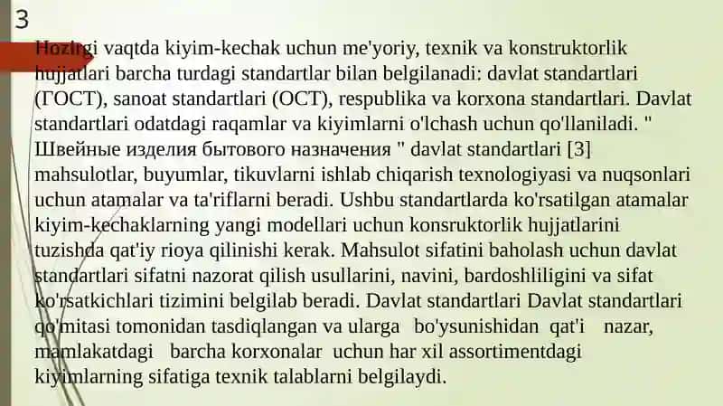 Turli materiallardan tayyorlanadigan kiyimlar konstruksiyasiga xos xususiyatlar 3
