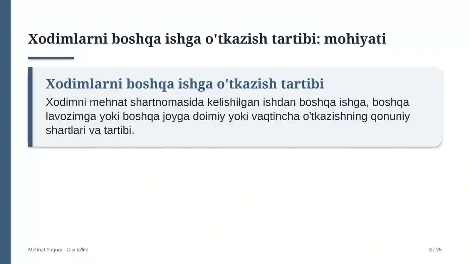 Bolalar sog'lomlashtirish oromgohlarida xodimlarni boshqa ishga o'tkazish tartibi 3