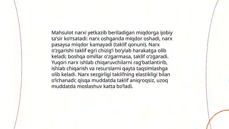 Taklifga taʼsir qiluvchi omillar 3
