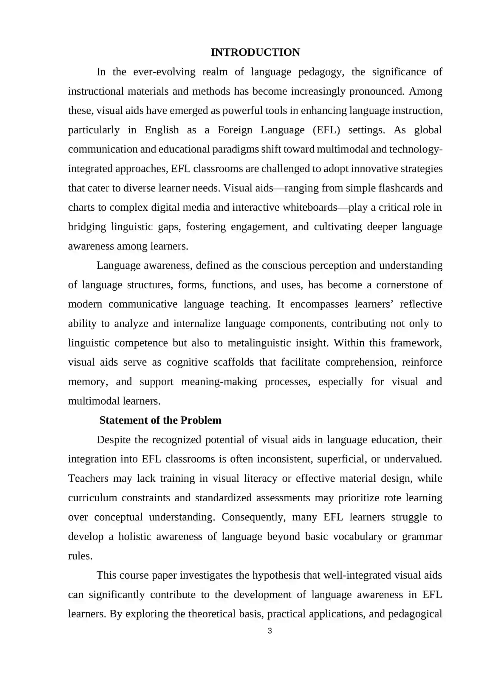 Using visual aids to build language awareness in EFL classes 3