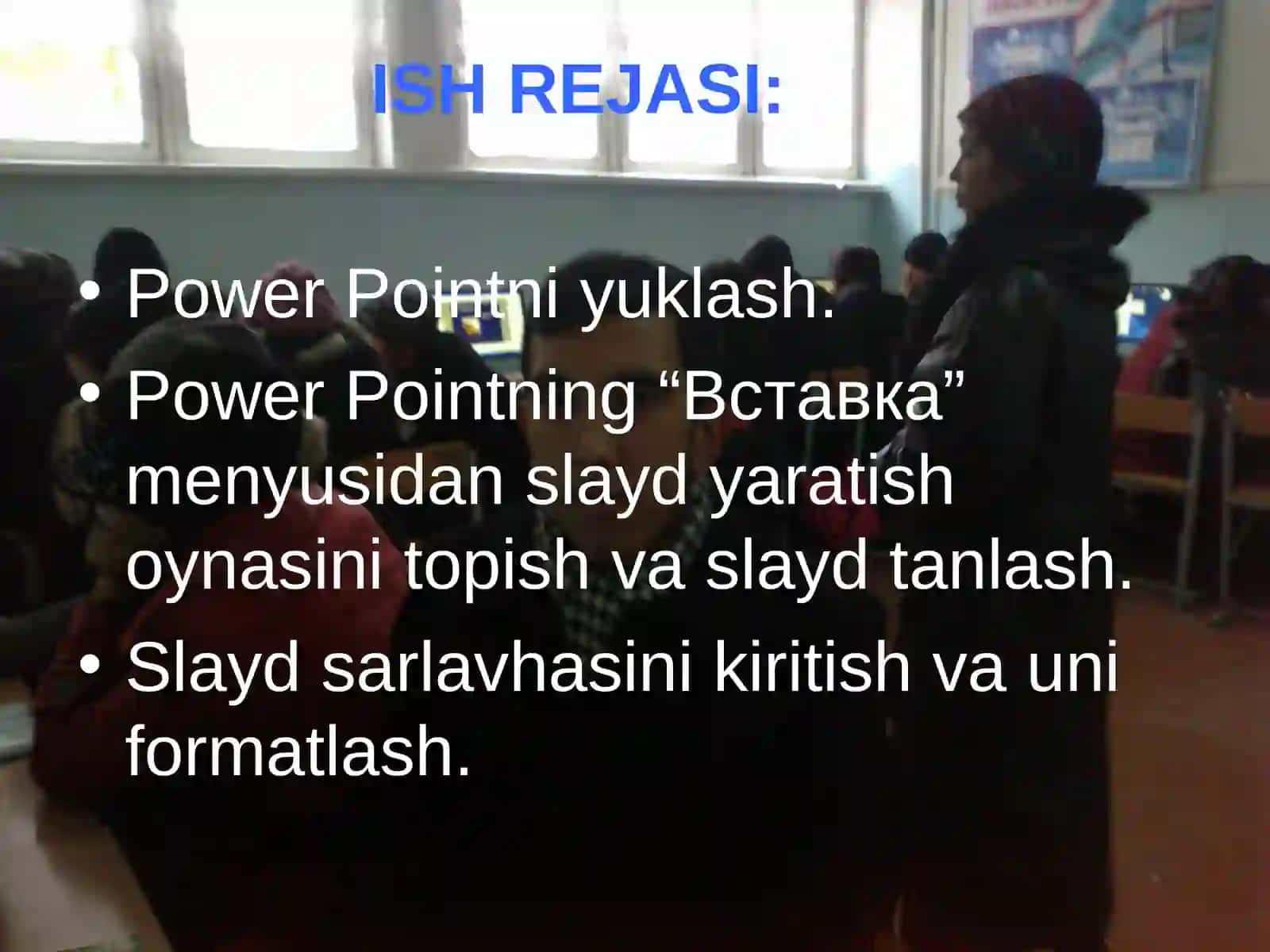 Microsoft PowerPoint dasturida ishlash 3