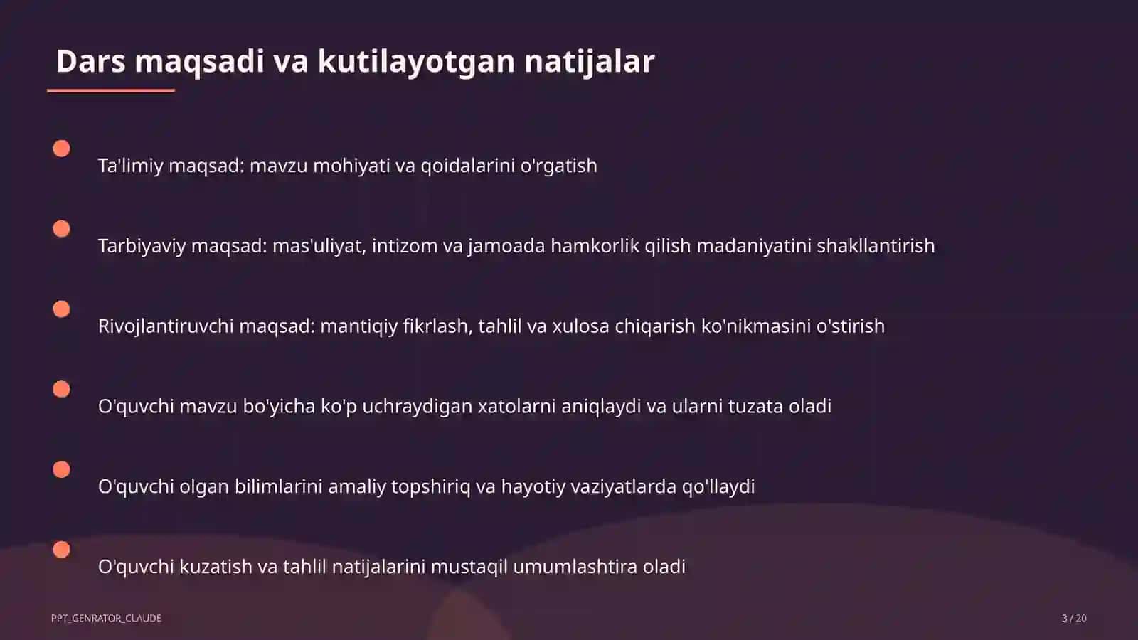 Rus tilida sodda gap va uning bo'laklari (8-sinf) 3