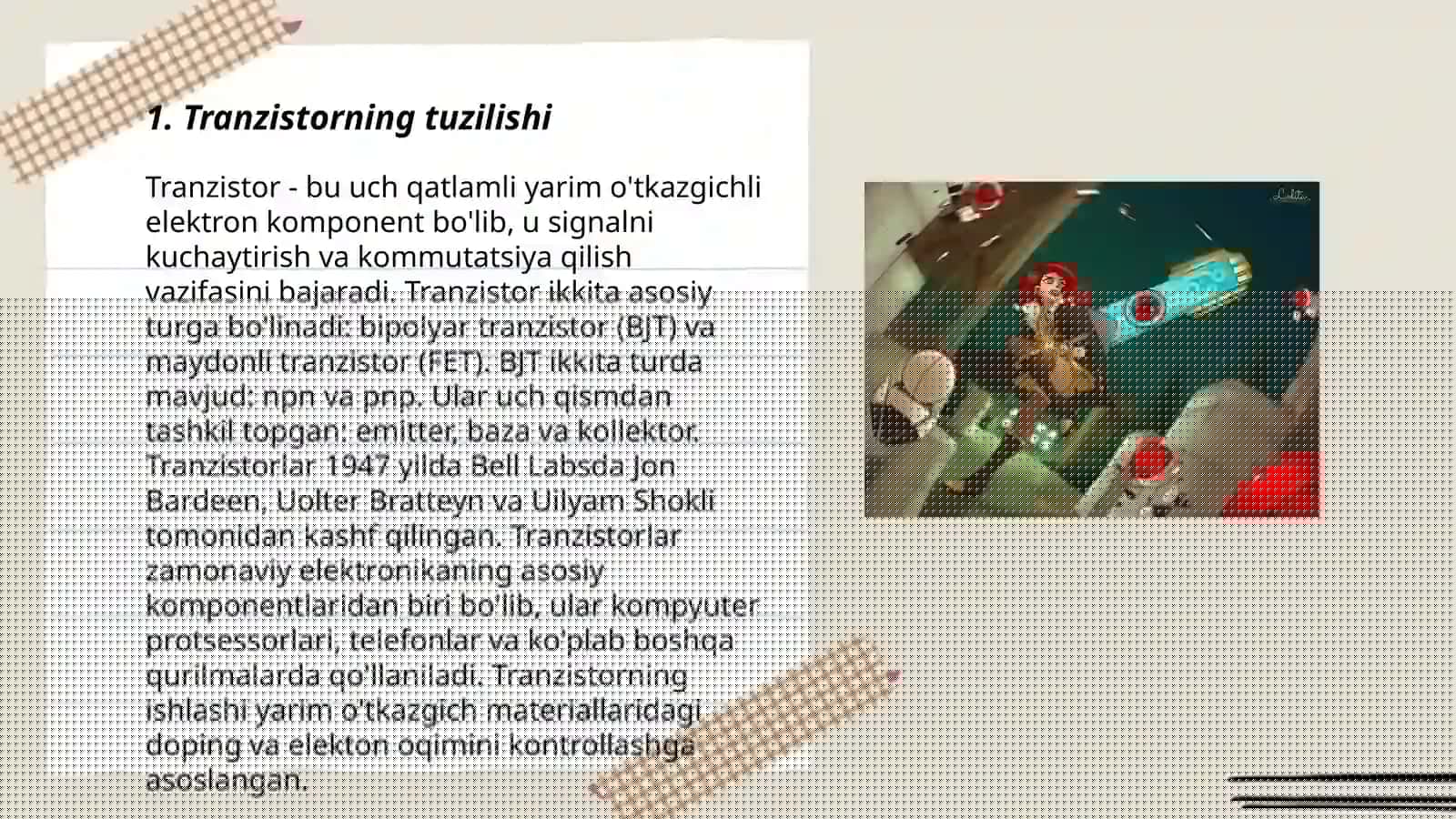 Tranzistorlar 3