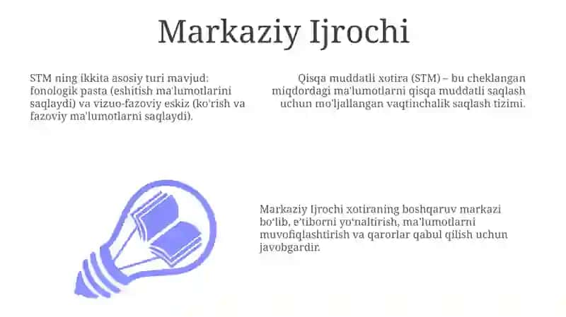Qisqa muddatli xotira 3