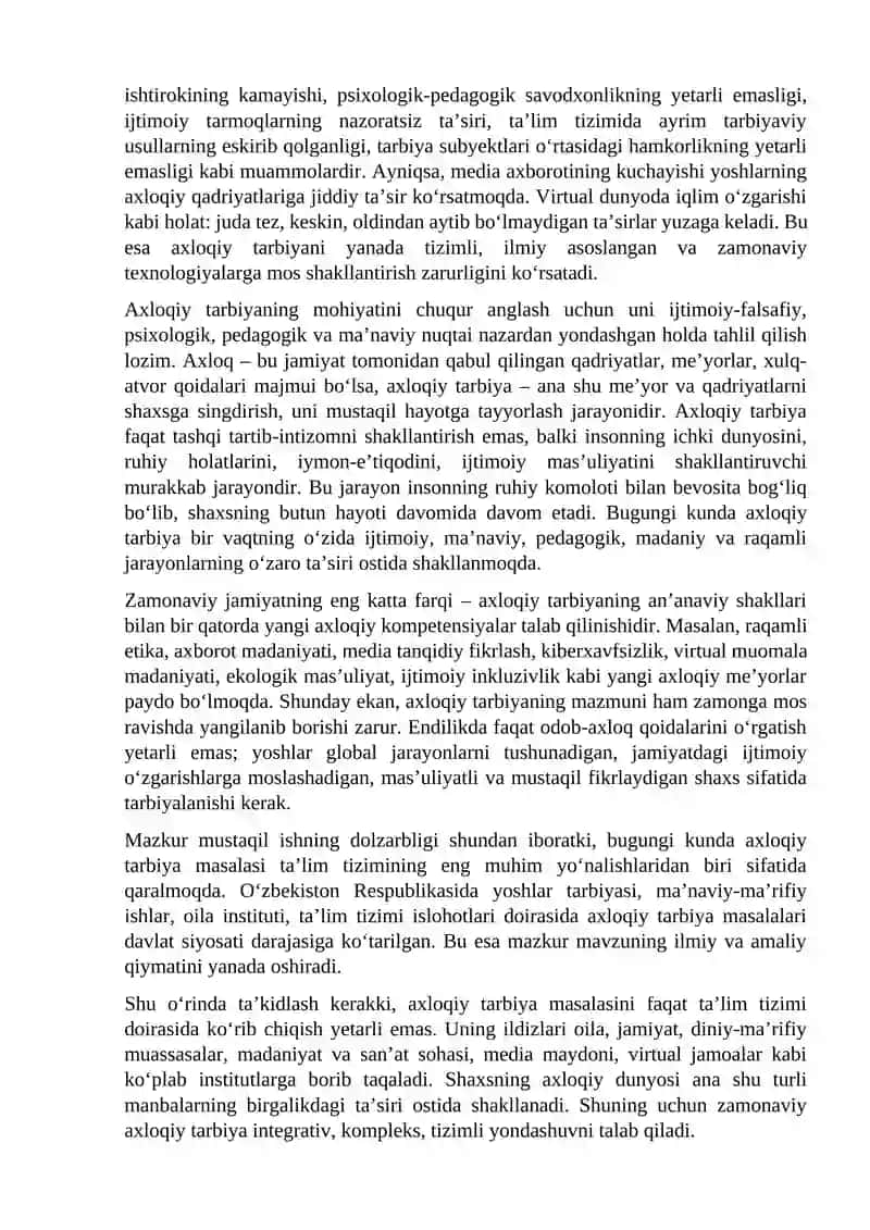 Zamonaviy axloqiy tarbiya 3