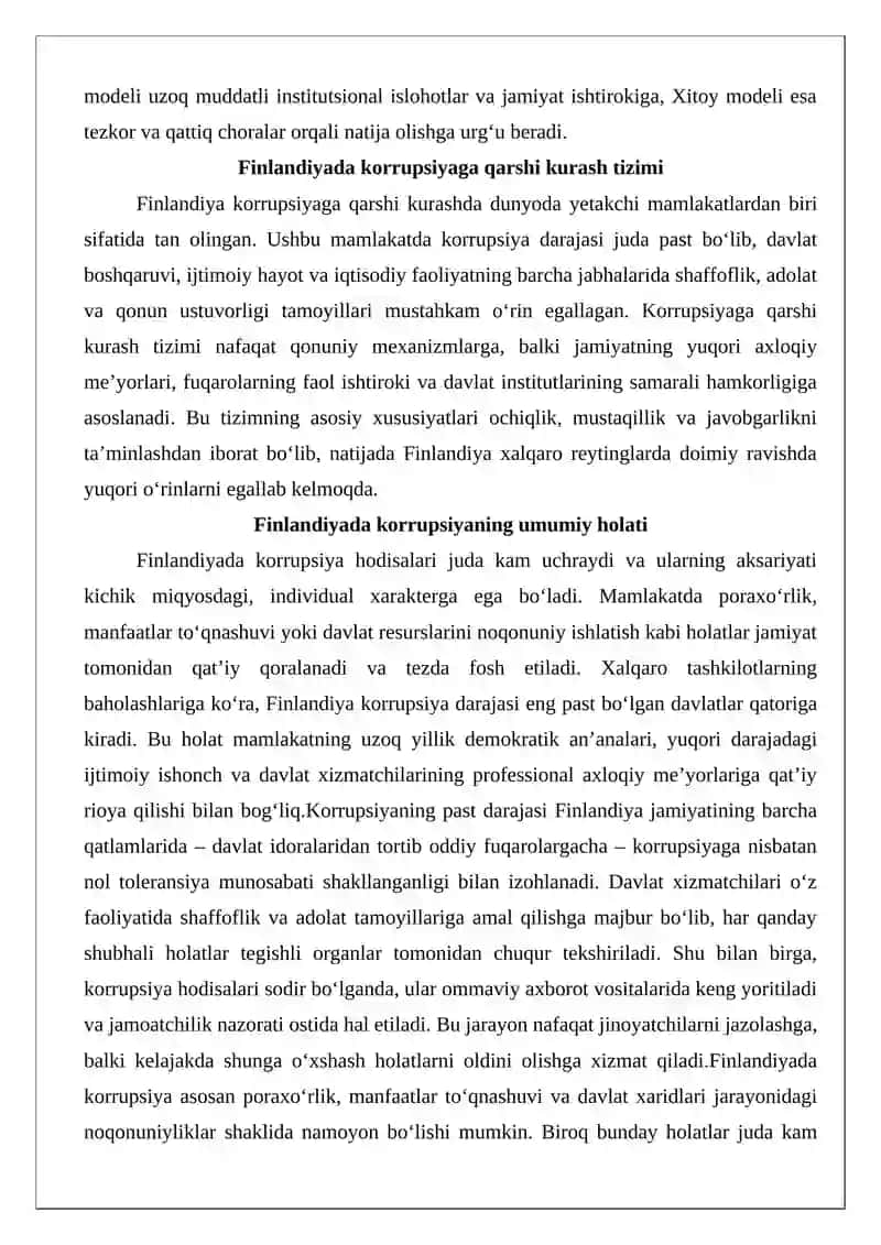 Korrupsiyaga qarshi kurashishda Finlandiya va Xitoy tajribasi 3