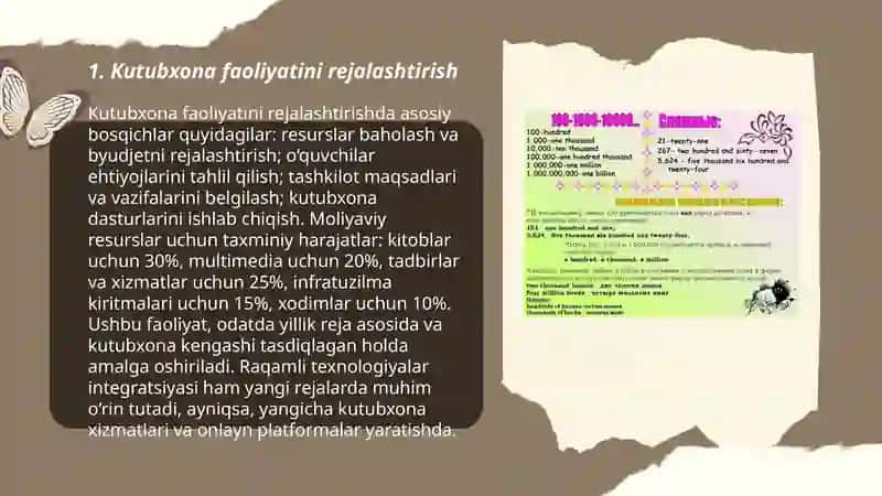 Umumtaʼlim maktablarda kutubxona ishini tashkil etish va rejalashtirish 3