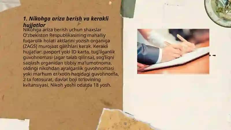 Nikoh tuzish va uni bekor qilish 3