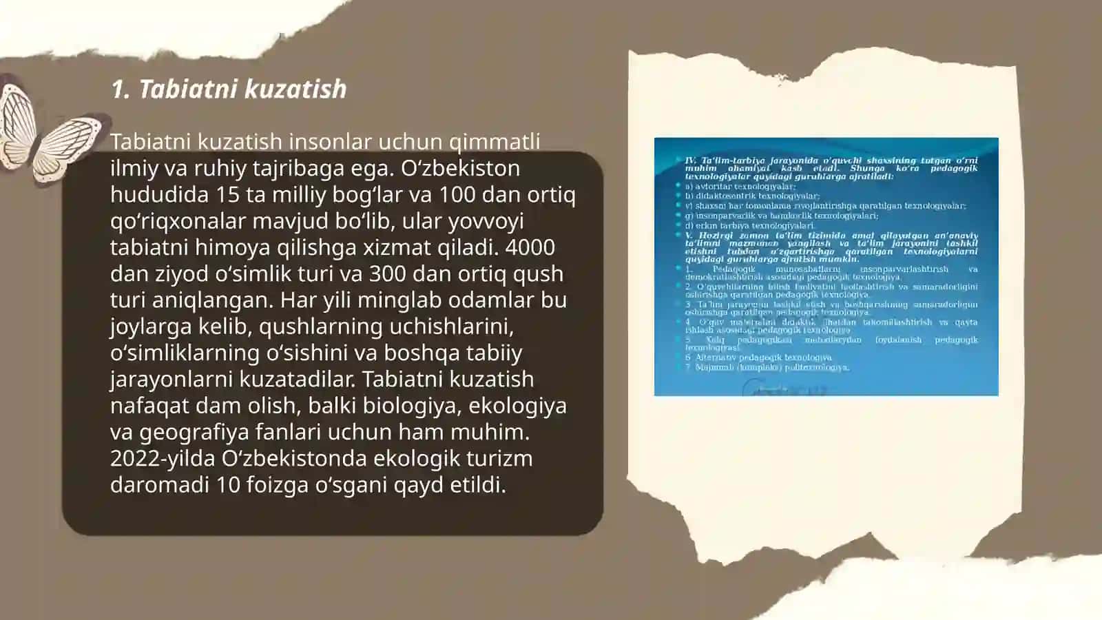 Ilk qadam davlat o'quv dasturida tabiat va atrof olam bilan tanishtirish mazmuni 3