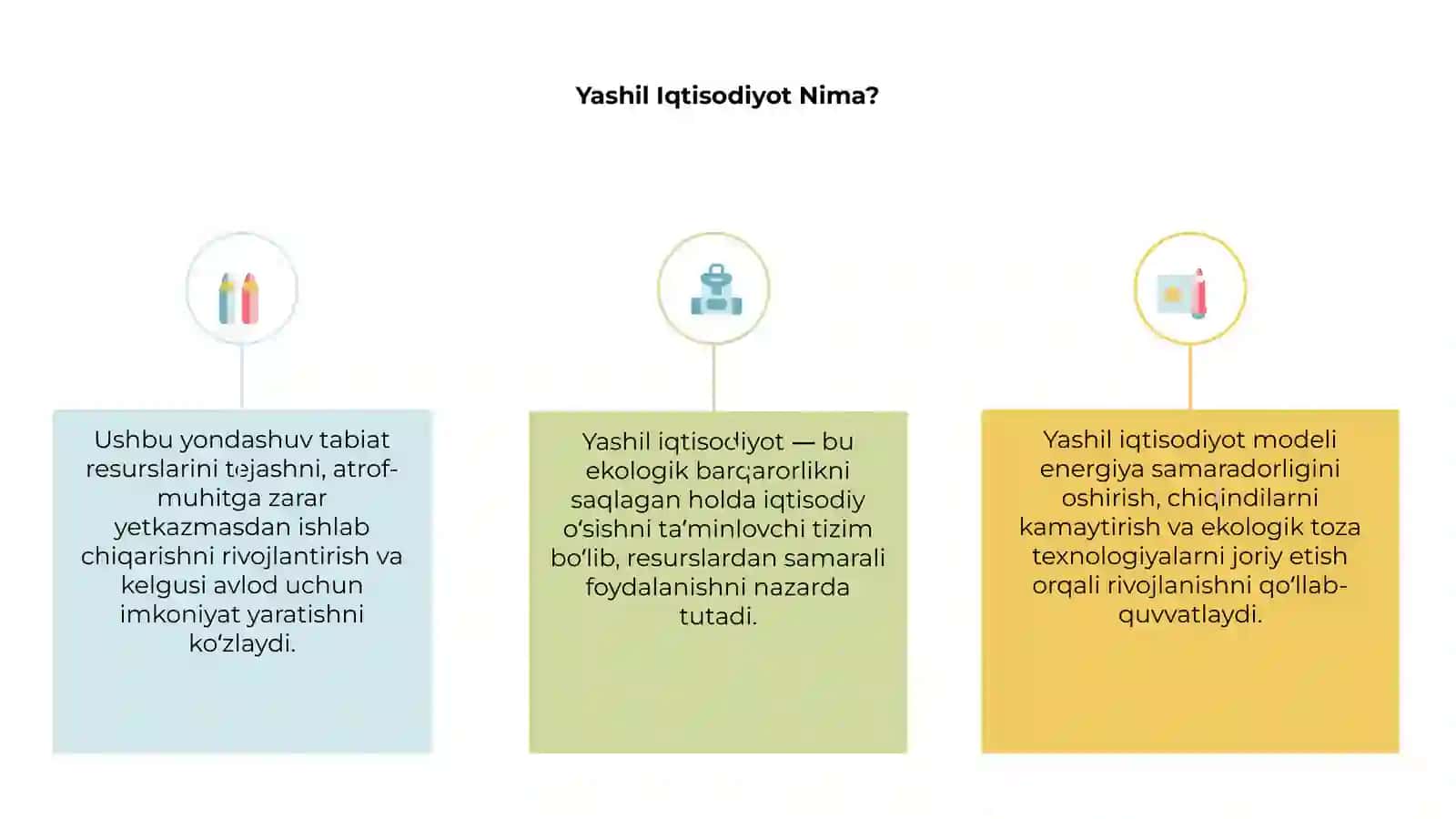 Yashil iqtisodiyot 3