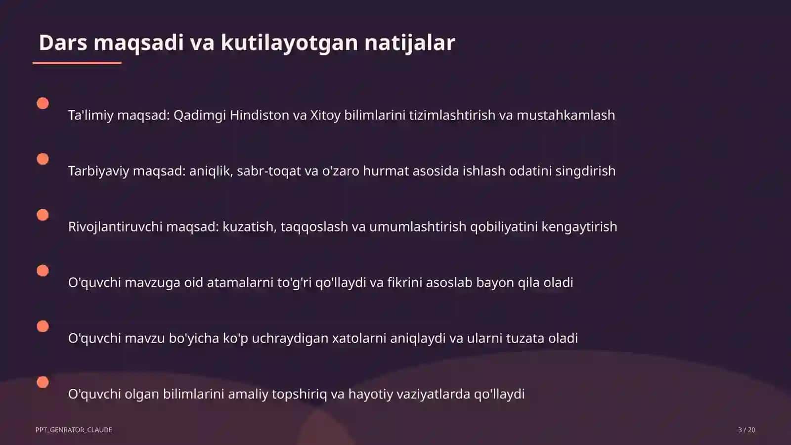 Qadimgi Hindiston va Xitoy (6-sinf) 3