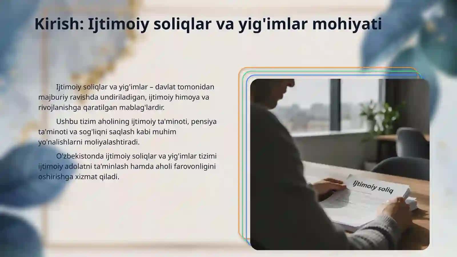 Ijtimoiy soliq va yigimlar 3