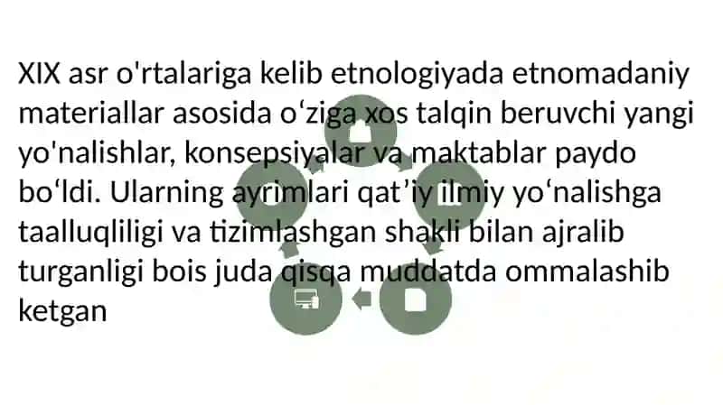 Etnolgiyaning asosiy yonalishlari va maktablari 3