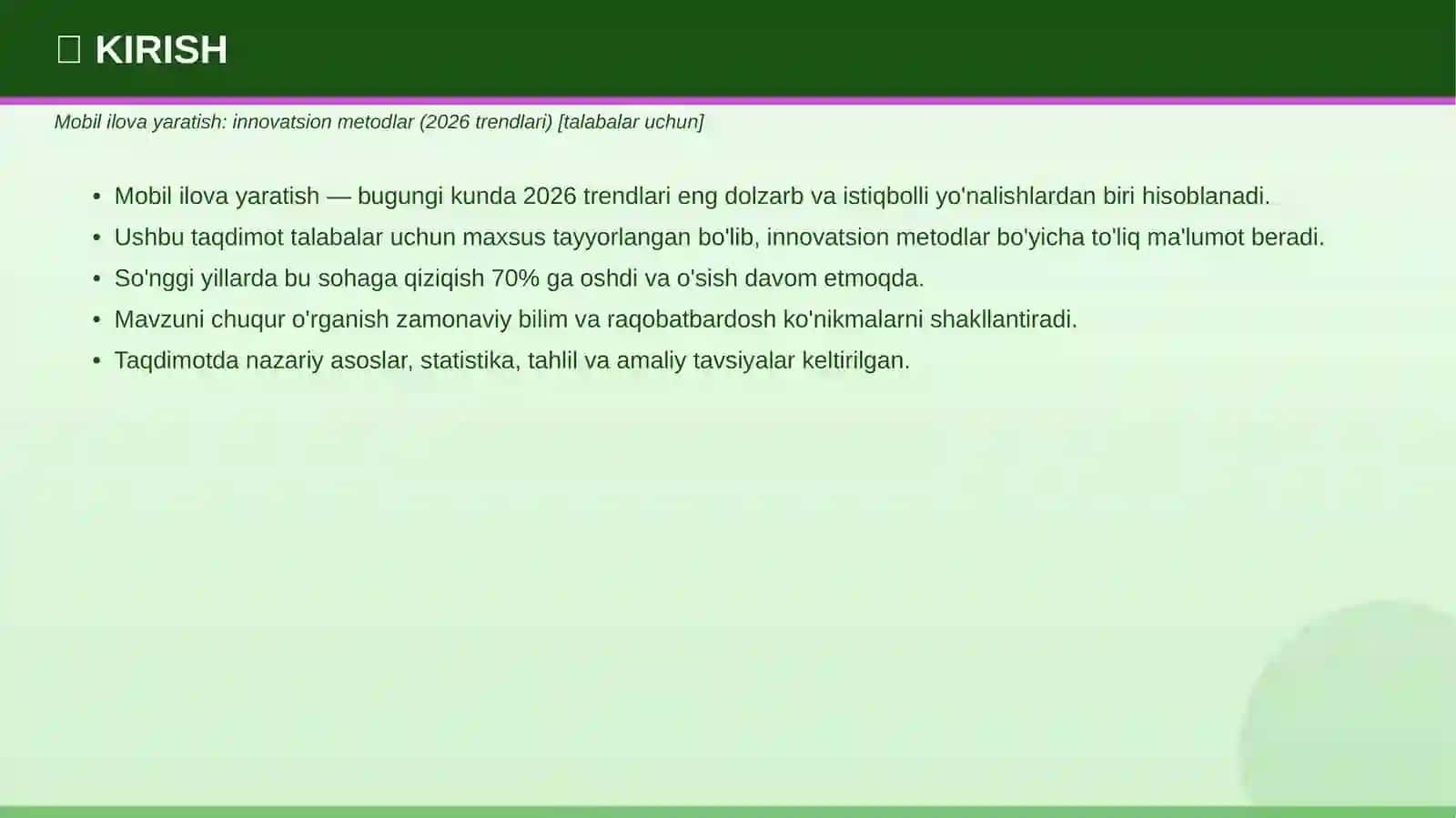 Mobil ilova yaratish: innovatsion metodlar (2026 trendlari) 3