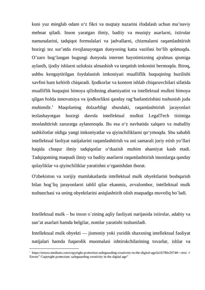 Legal tech va intellektul mulk huquqlarini himoya qilishda innovatsion yondashuvlar 3