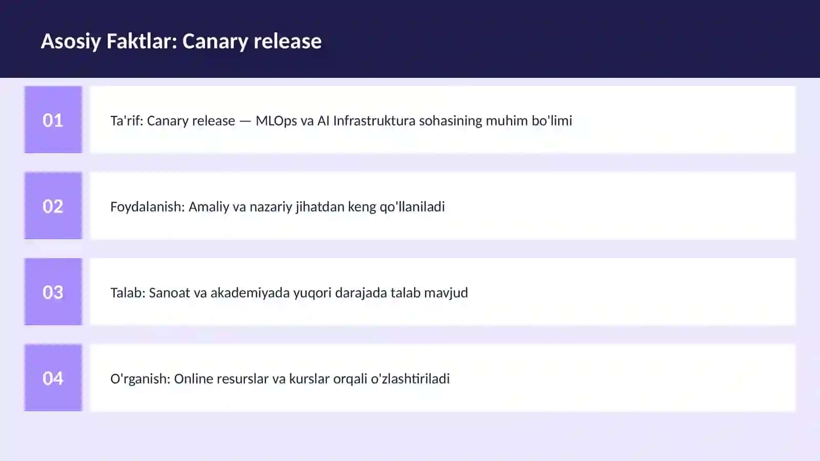 Canary release 3