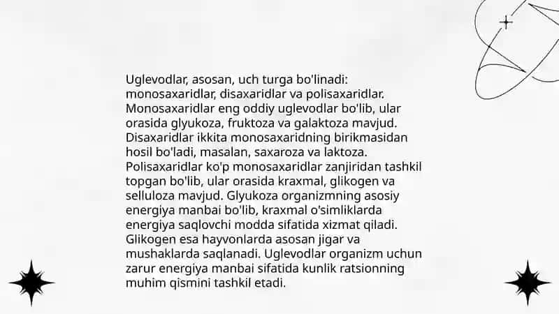 Uglevodlar 3