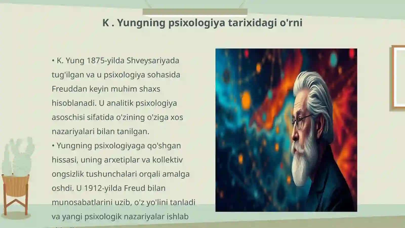 K. Yungning analitik psixologiyasi 3