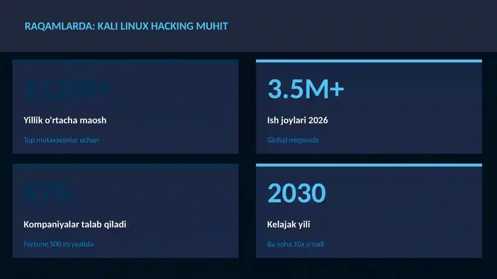 Kali Linux hacking muhit 3